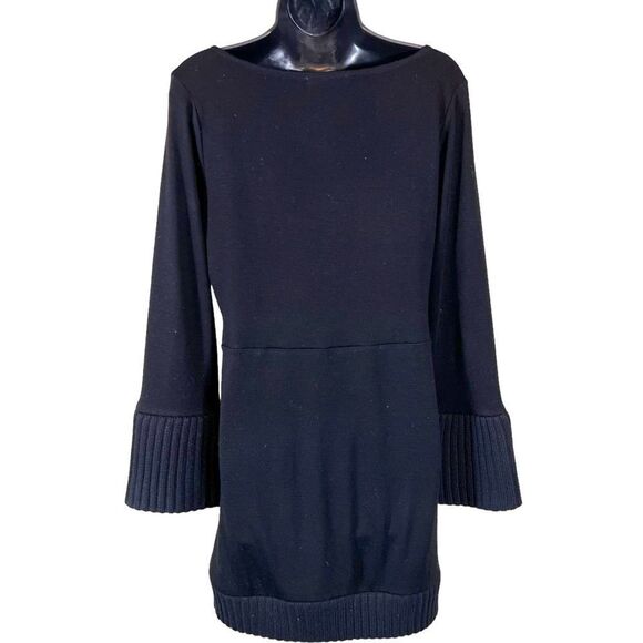 Alice + Olivia Black Wool Sweater Dress - Picture 9 of 10